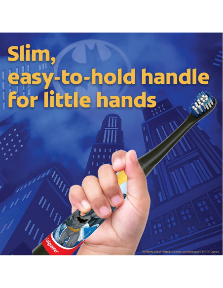 Cepillo de Dientes Eléctrico Colgate Batman 2 Piezas Niños 3+