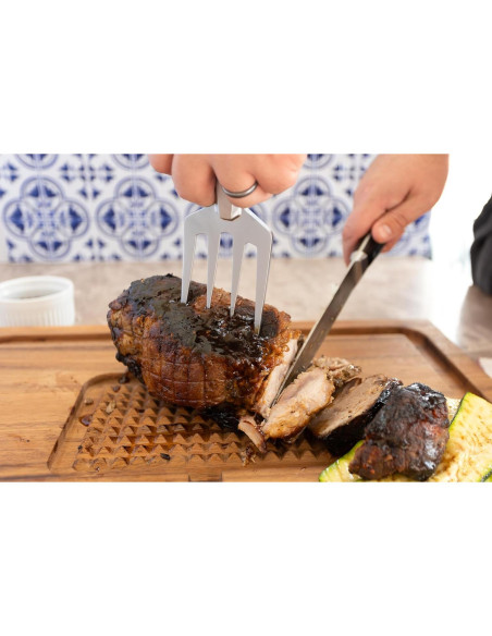 Tenedor de Carne Outset El Matador Acero Inoxidable 17.78 cm
