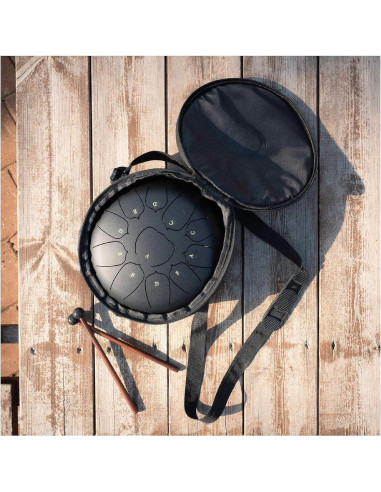 Juego de tambor de lengua Cadushki 10" acero inoxidable 11 notas