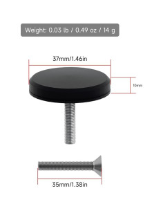Soporte de Bicicleta para AirTag YaderJove Impermeable Negro 2