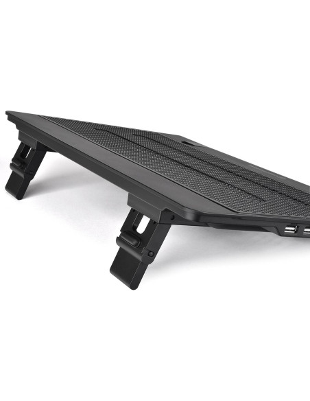 Base de Enfriamiento para Laptop Thermaltake Massive 14, 2 Ventiladores LED 140mm, Soporta 10"-17"