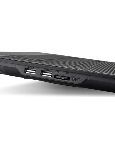 Base de Enfriamiento para Laptop Thermaltake Massive 14, 2 Ventiladores LED 140mm, Soporta 10"-17"