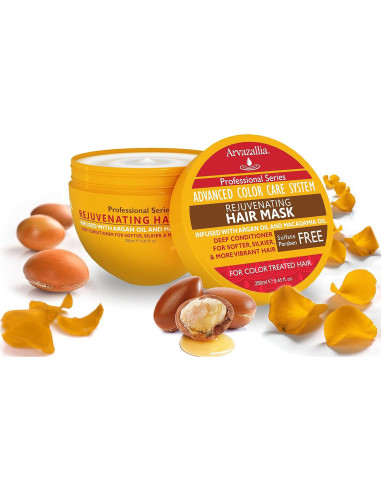 Máscara Rejuvenecedora Arvazallia 250 ml - Acondicionador Profundo