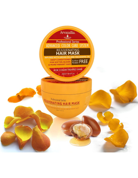 Máscara Rejuvenecedora Arvazallia 250 ml - Acondicionador Profundo