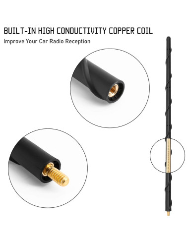 Antena de Coche KSaAuto 40 cm para Ford F150 F250 F350 Bronco