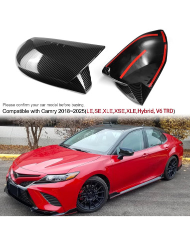 Cubiertas de Espejo Retrovisor CKE para Toyota Camry 2018-2025
