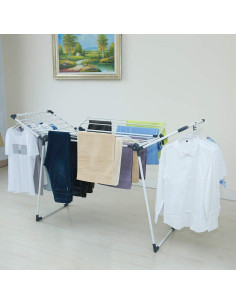 Estante Plegable para Secar Ropa YUBELLES 171x90cm Gris 2