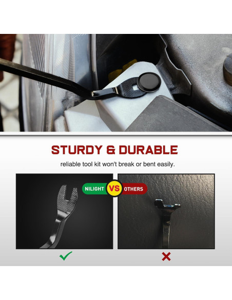 Kit 101 Clips Retenedores Nilight para Toyota y Lexus