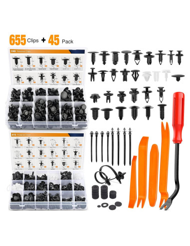 Kit de Sujetadores de Retención GOOACC 700 Piezas Nylon