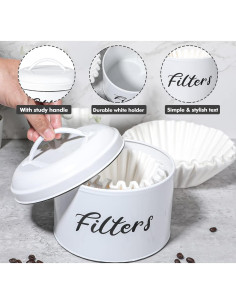 Soporte para Filtros de Café Webake Blanco 16cm x 14.5cm 2