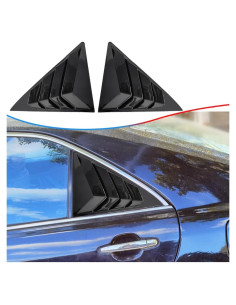 Persianas de Ventana MUXEE para Toyota Camry 2006-2011 - ABS Negro Brillante