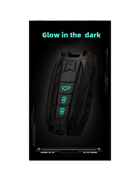 Funda Protectora de Llave Toyota Tipo-A Negro 2019-2024