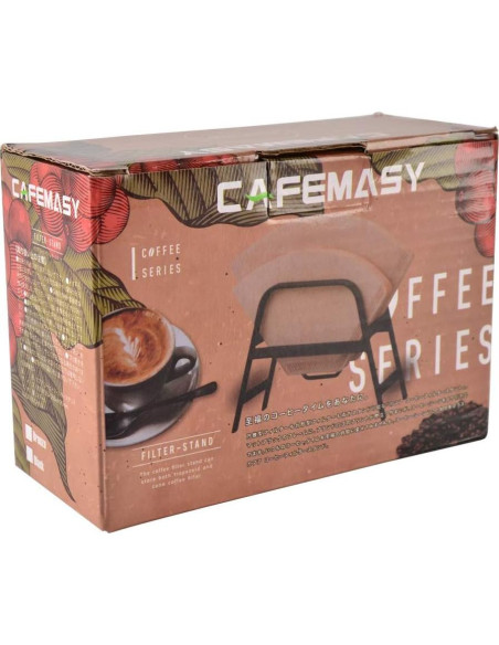 Soporte para Filtros de Café CAFEMASY Negro - Metal, 100 Piezas