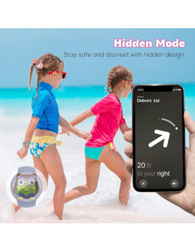 Pulseras de Silicona Impermeables para AirTag - 2 Piezas