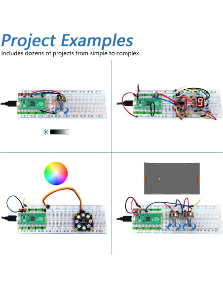 Kit de Inicio FREENOVE para Raspberry Pi Pico - 177 Artículos