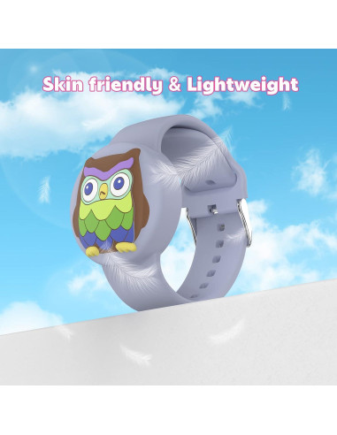 Pulseras de Silicona Impermeables para AirTag - 2 Piezas