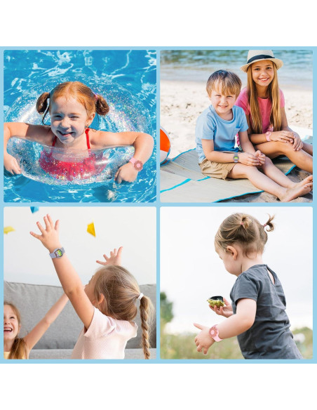 Pulseras de Silicona Impermeables para AirTag - 2 Piezas