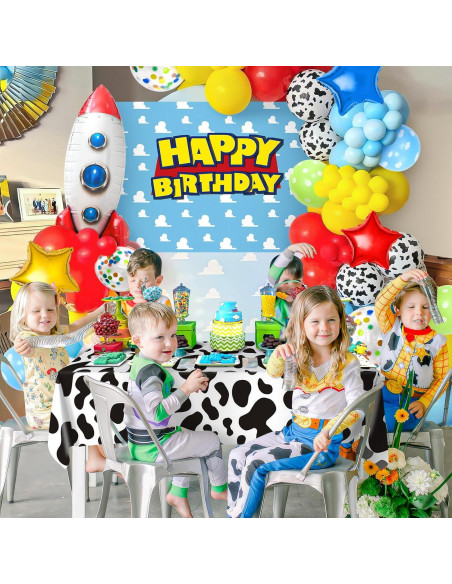 Winrayk 154 Piezas Decoraciones de Cumpleaños Temáticas de Juguetes