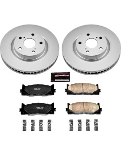 Kit de frenos Power Stop CRK3053 con discos y pastillas cerámicas 2