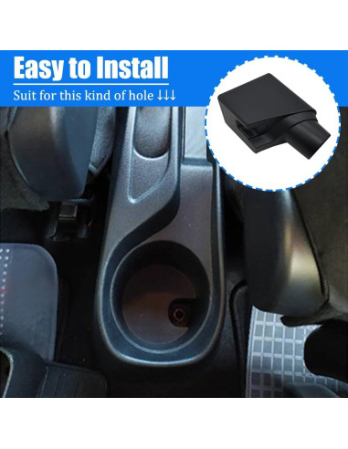 Caja Apoyabrazos YJYWZH para Toyota Yaris Sedán 2017-2018