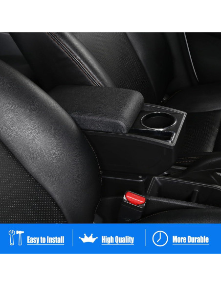 Caja Apoyabrazos YJYWZH para Toyota Yaris Sedán 2017-2018