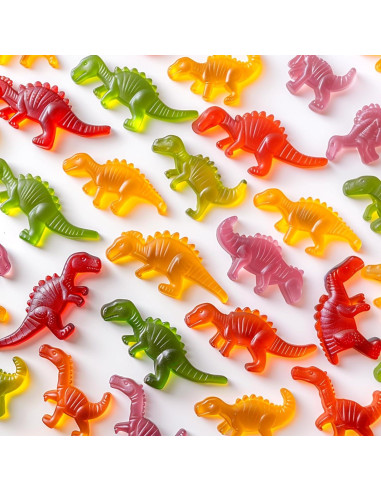 Moldes de Silicona para Nuggets de Dinosaurio Palksky - 4 Pcs