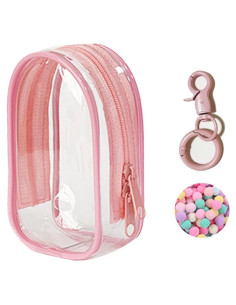 Bolsa de exhibición PVC Rosa Bebé para muñecas mini Yushen