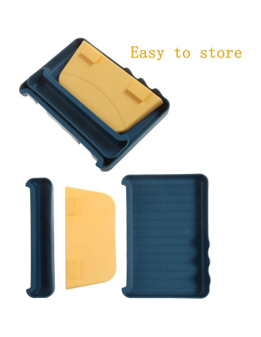 Soporte de Espátula de Cocina Luck Love - 2 Piezas Azul y Verde