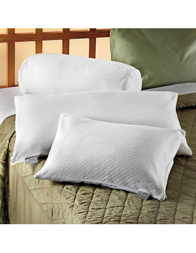 Almohada de Viaje Bucky 100% Algodón 35.56x27.94 cm Ajustable