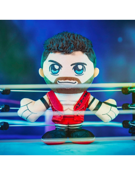 Peluche Kuricha L.A. Knight 20 cm WWE - Juguete Suave Chibi