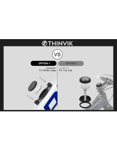 Soporte para bicicleta Thinvik con protección GPS oculto 2
