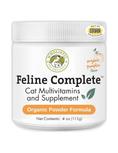 Suplemento Probiotico para Gatos Wholistic 113.4 g Calabaza Orgánica