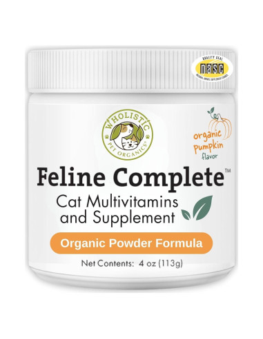 Suplemento Probiotico para Gatos Wholistic 113.4 g Calabaza Orgánica