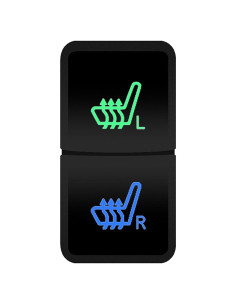 Interruptor dual 12V 3A BACAUTOPARTS para Toyota Prado Hilux