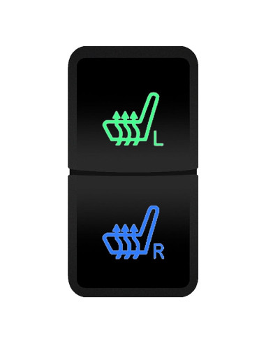 Interruptor dual 12V 3A BACAUTOPARTS para Toyota Prado Hilux