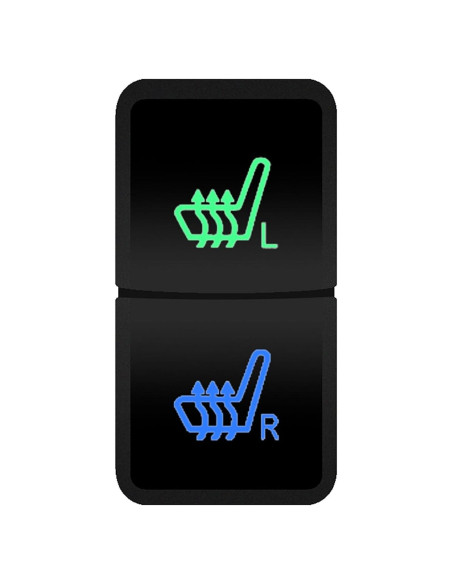 Interruptor dual 12V 3A BACAUTOPARTS para Toyota Prado Hilux