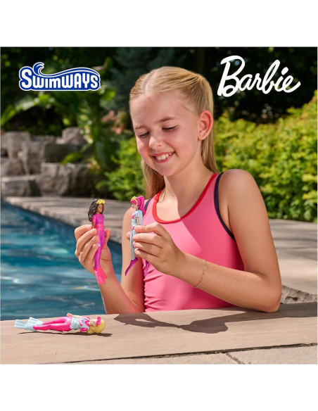 Juguetes de Buceo SwimWays Barbie - Paquete de 3 para Niños