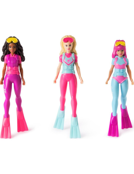Juguetes de Buceo SwimWays Barbie - Paquete de 3 para Niños