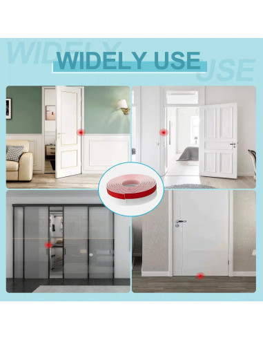 Burlete de Silicona Pluden 3.05m x 5.08cm para Puertas y Ventanas