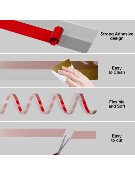 Burlete de Silicona Pluden 3.05m x 5.08cm para Puertas y Ventanas