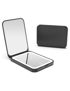 Espejo de bolsillo Kintion MR-L1039C recargable 1X/3X LED