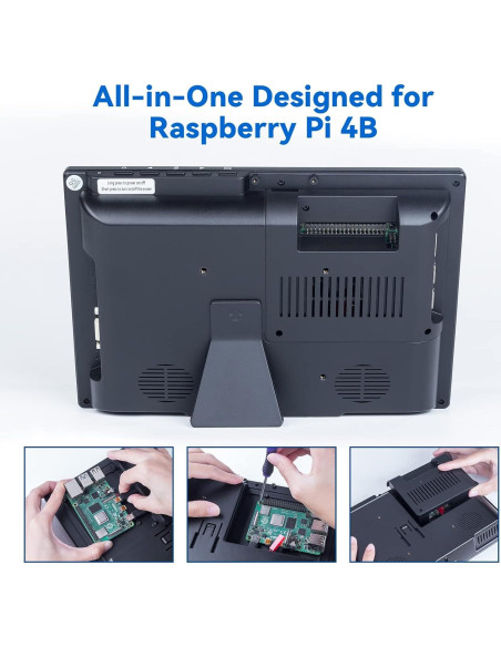 Monitor Portátil SunFounder 10.1" para Raspberry Pi 1280x800