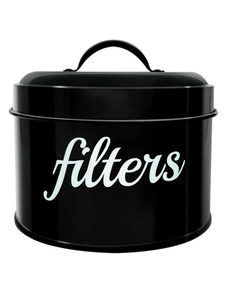 Soporte para Filtros de Café Blanco ANYI 15cm con Tapa