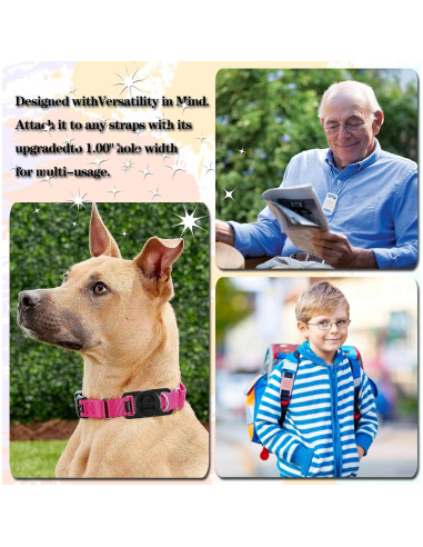Soporte de Collar para Perro Rzttwl Impermeable para AirTag