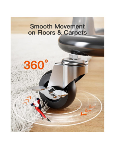 Carro Rodante Pipishell de 3 Niveles con Ruedas y Ganchos