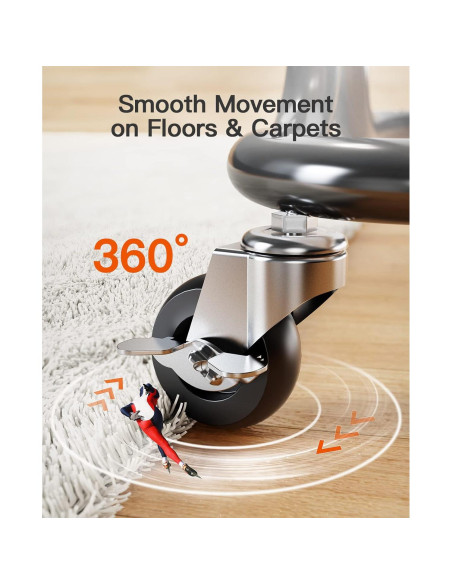 Carro Rodante Pipishell de 3 Niveles con Ruedas y Ganchos