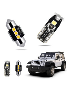 Kit de 6 Bombillas LED Blancas EASY EAGLE para Jeep Wrangler JK 2007-2018