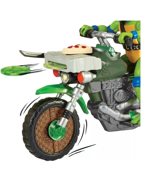 Ciclo de Patada Ninja Leonardo Playmates Toys 30.5x10.2cm