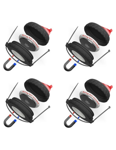 Soporte Magnético para AirTag Mars Outpost x4 Resistente al Agua