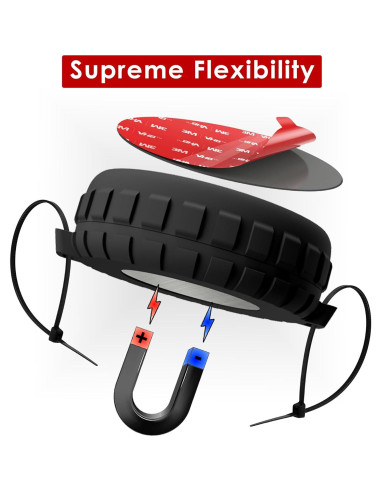 Soporte Magnético para AirTag Mars Outpost x4 Resistente al Agua